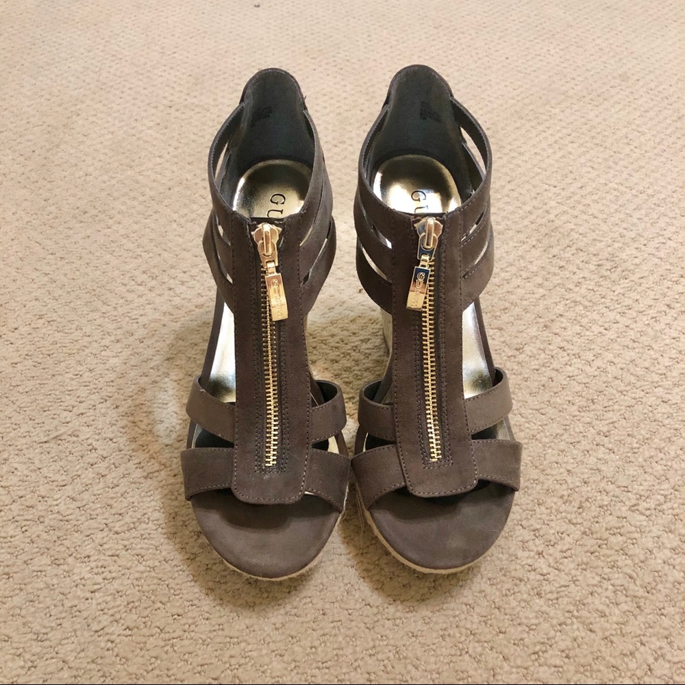 GUESS Olive Espadrille Wedges